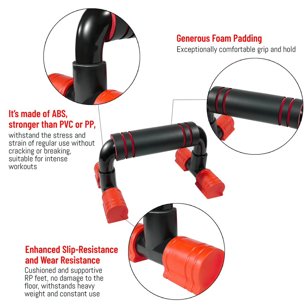 Anti-slip Push Up Bars for Strength Training - SF3438 with foam padding and slip-resistant features for stable, effective workouts.